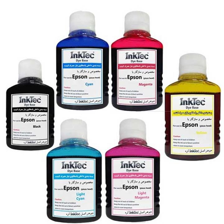 جوهر 100 سی سی  اینک تک داخلی  اپسون Inktec EPSON 4 رنگ